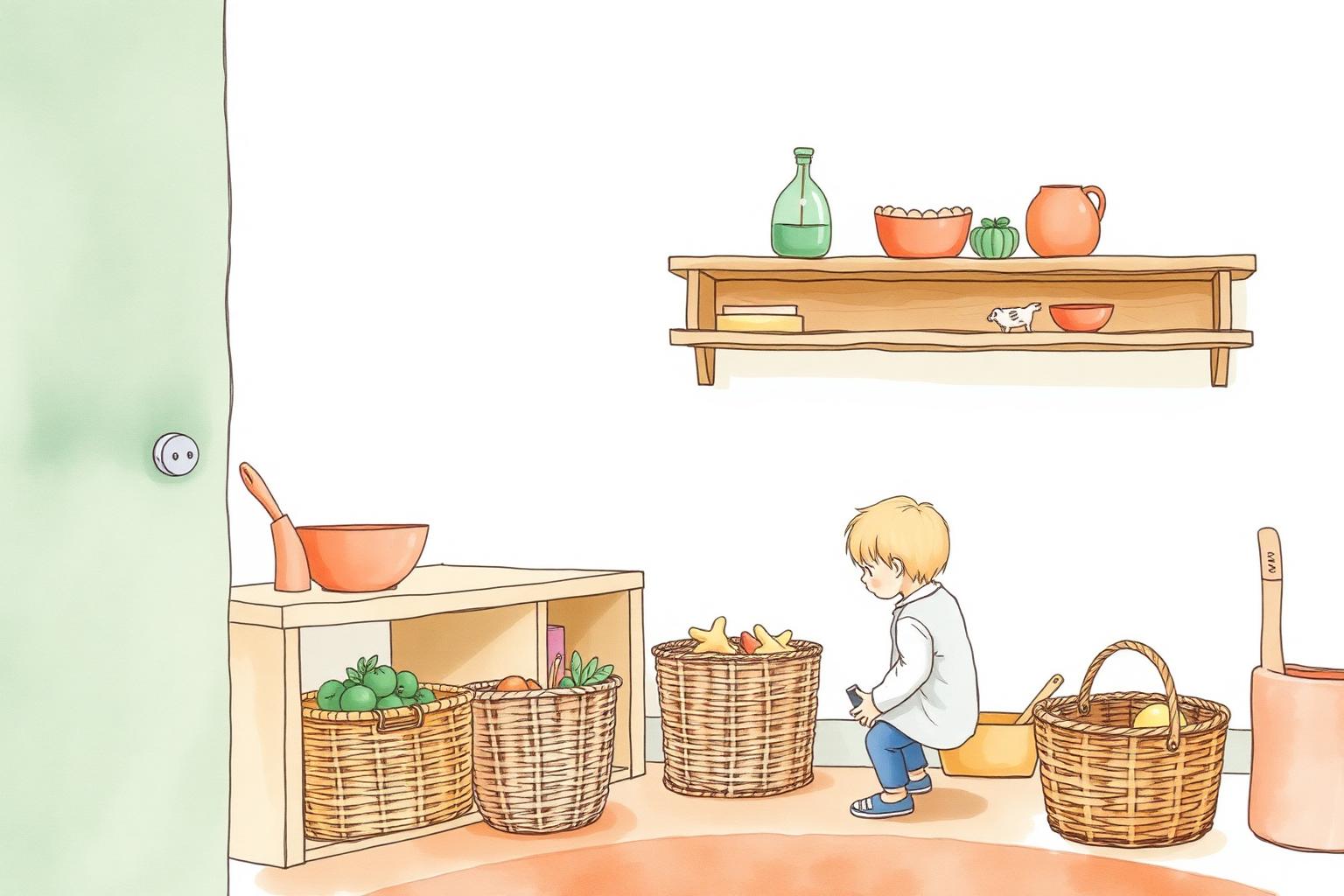 Watercolour illustration for the article: Aistear explained, simply: what it means for your setting and your child